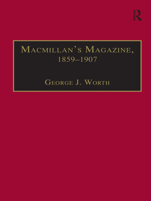 cover image of Macmillan's Magazine, 1859–1907